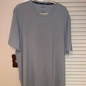 FLX Men's Gray Short Sleeve Performance Tee